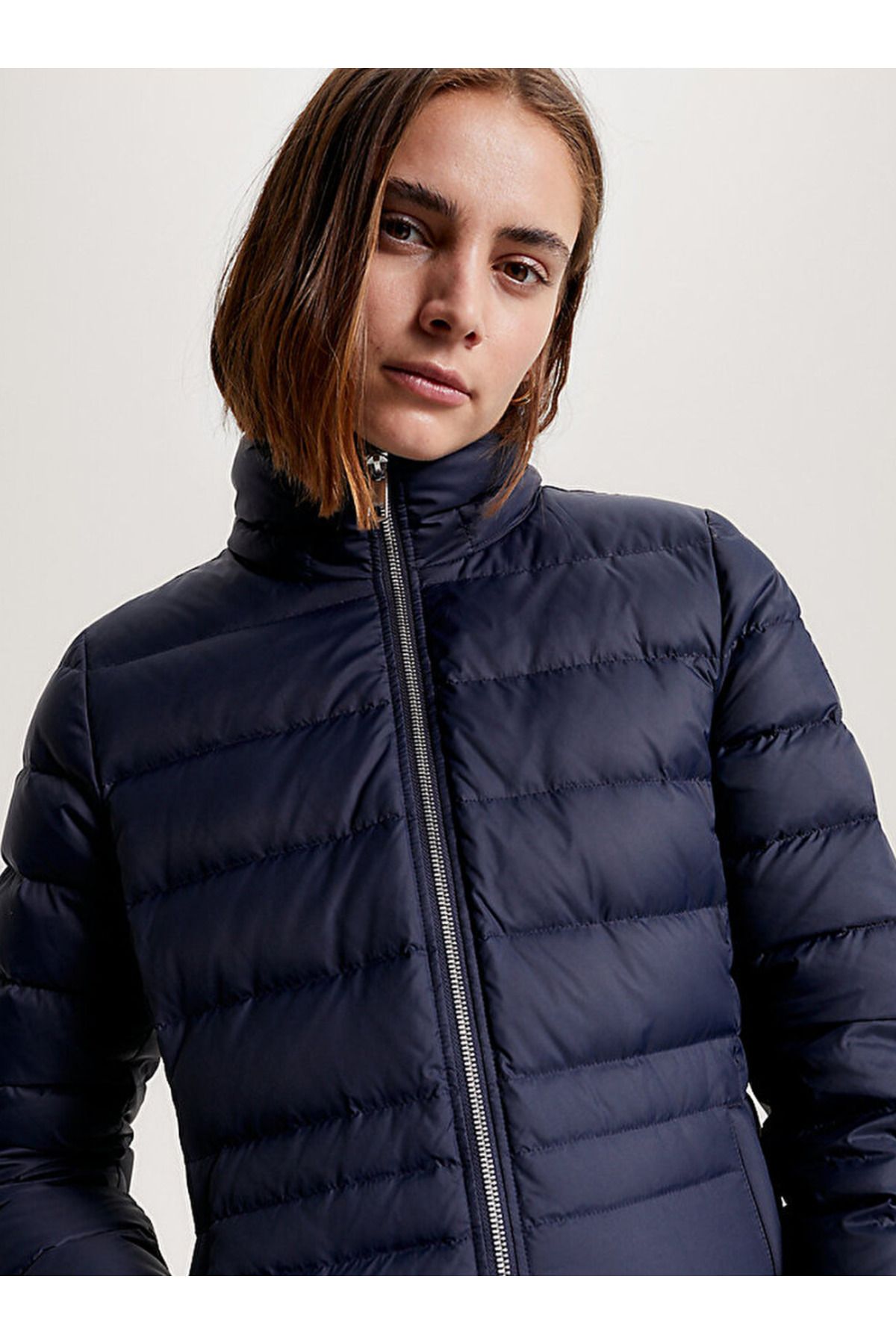 Tommy hilfiger jacket fur collar on sale