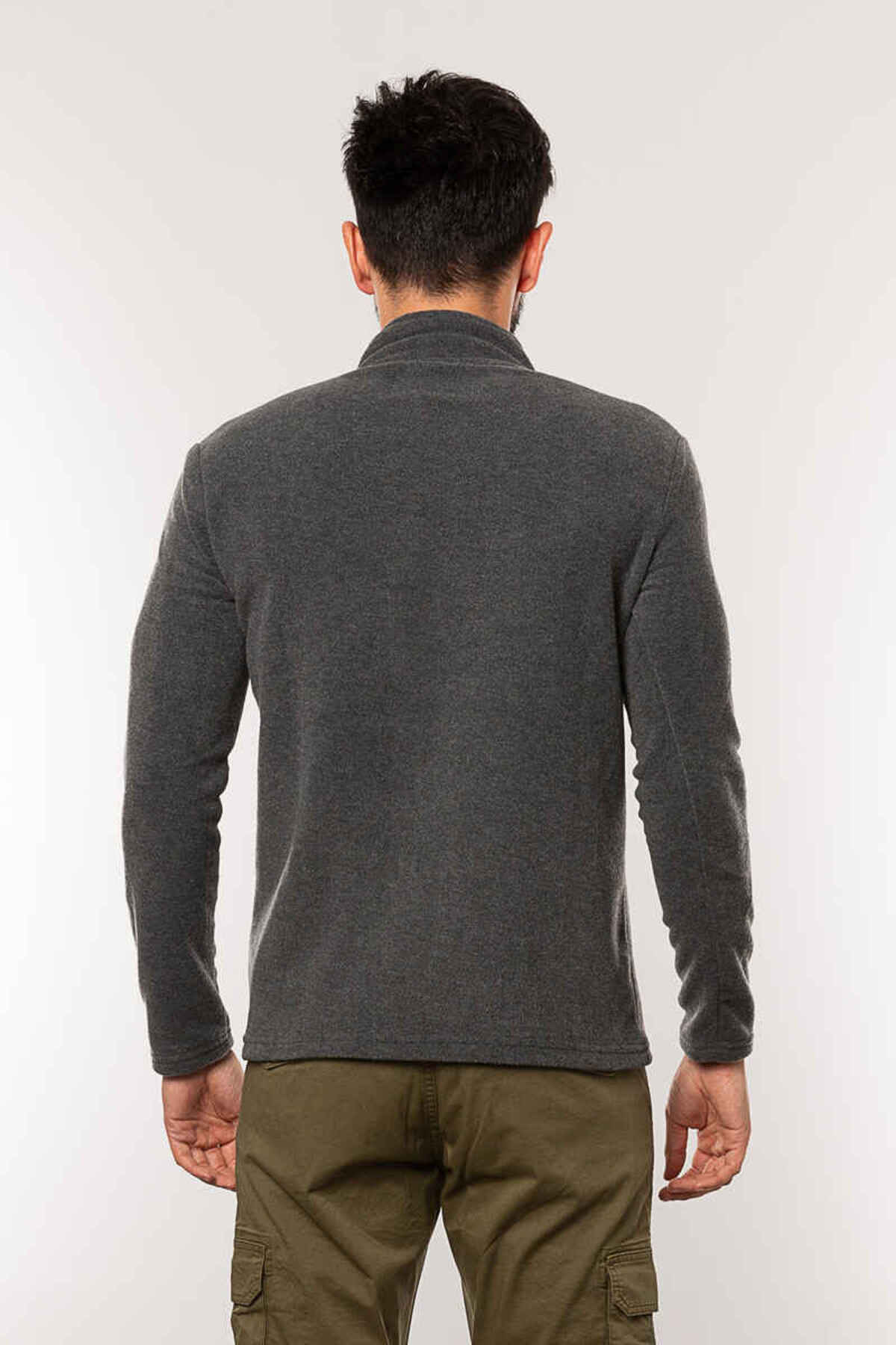 Cazador 5632 Erkek Polar Sweat ANTRA MELANJ fotoğrafı 7 (önizleme)