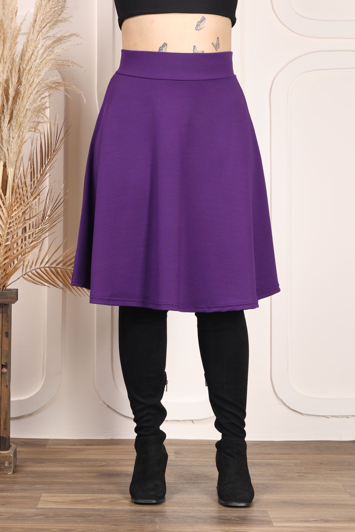 Dark online purple skirt