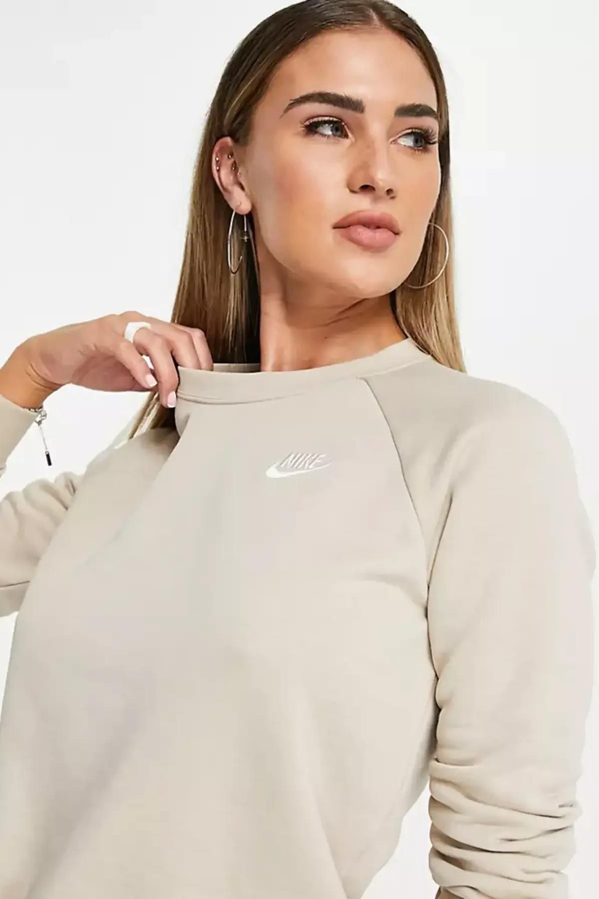 Nike Sportswear Essential Fleece Standart Kesim Kadın Sweatshirt Fiyatı ...