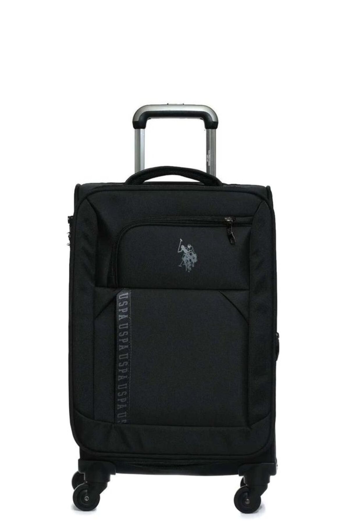 U.S. Polo Assn. پارچه مشکی چمدان یونیککس اندازه کابین یونیسکس plvlz22804c-k