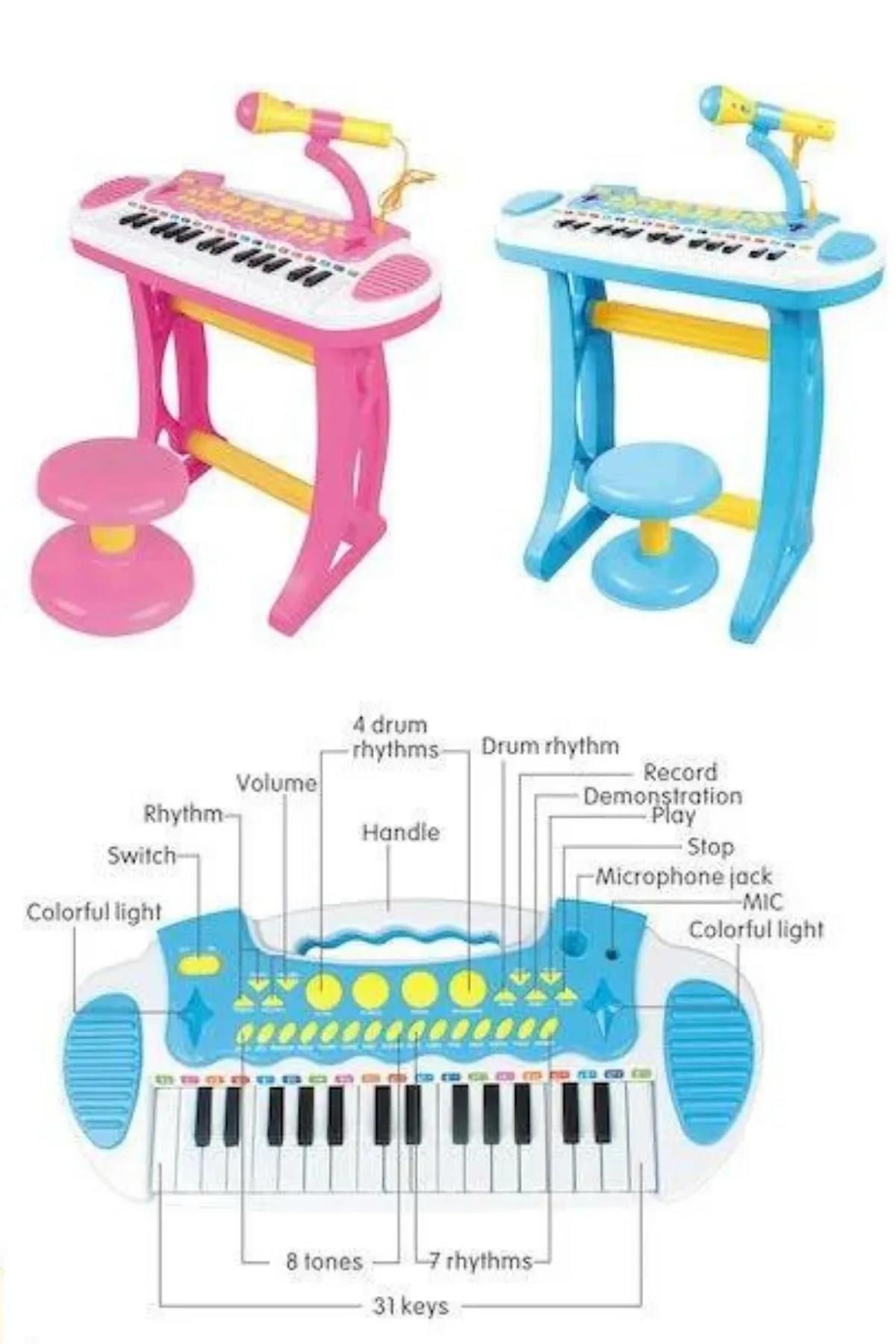 Piano with deals mic toy