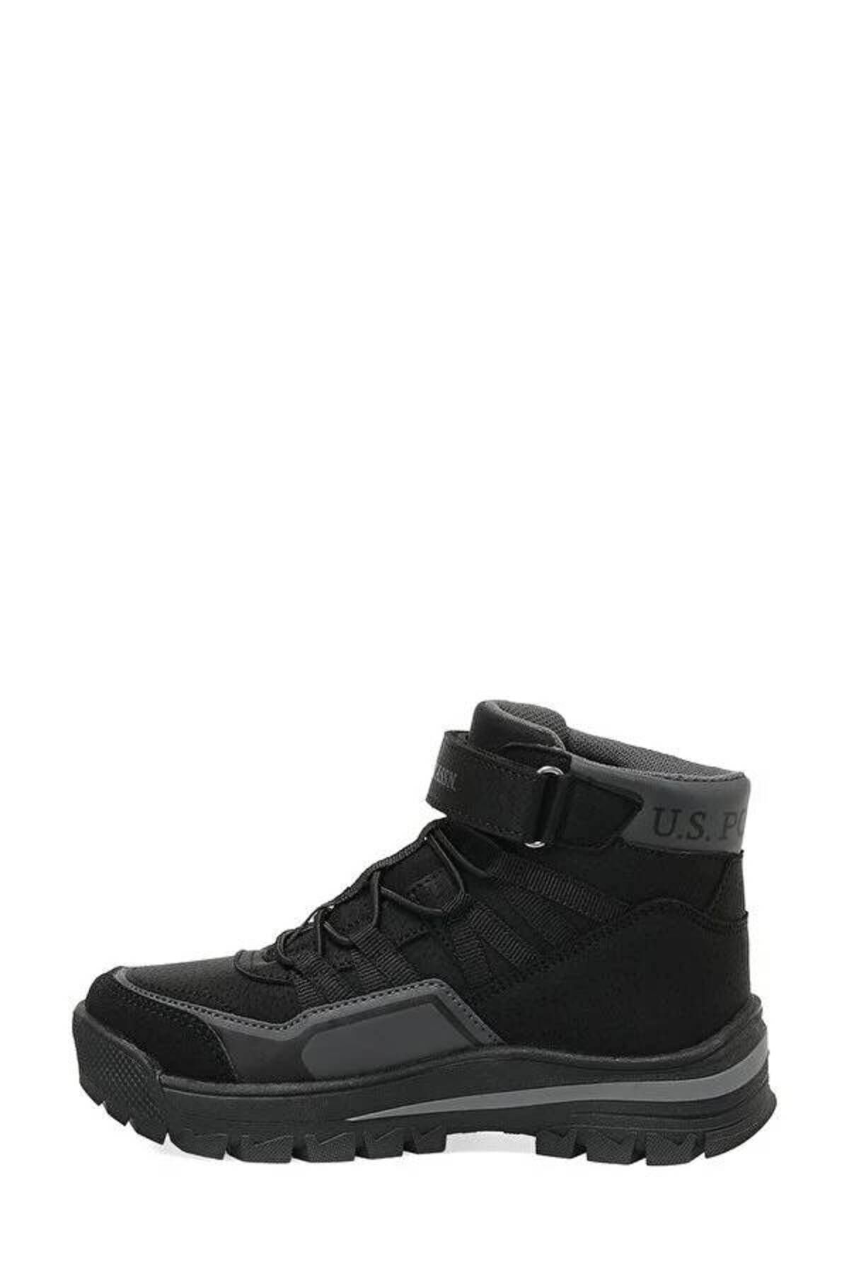 U.S. Polo Assn.-US Polo Assn.Carl Hı Jr 3Pr Boys' Boots - BLACK/BLACK 3