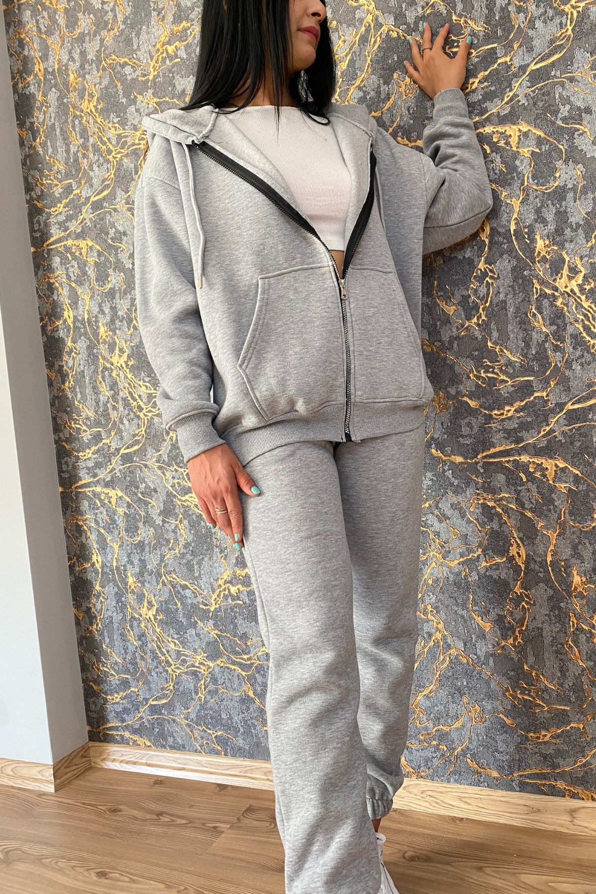 Grey best sale couture tracksuit