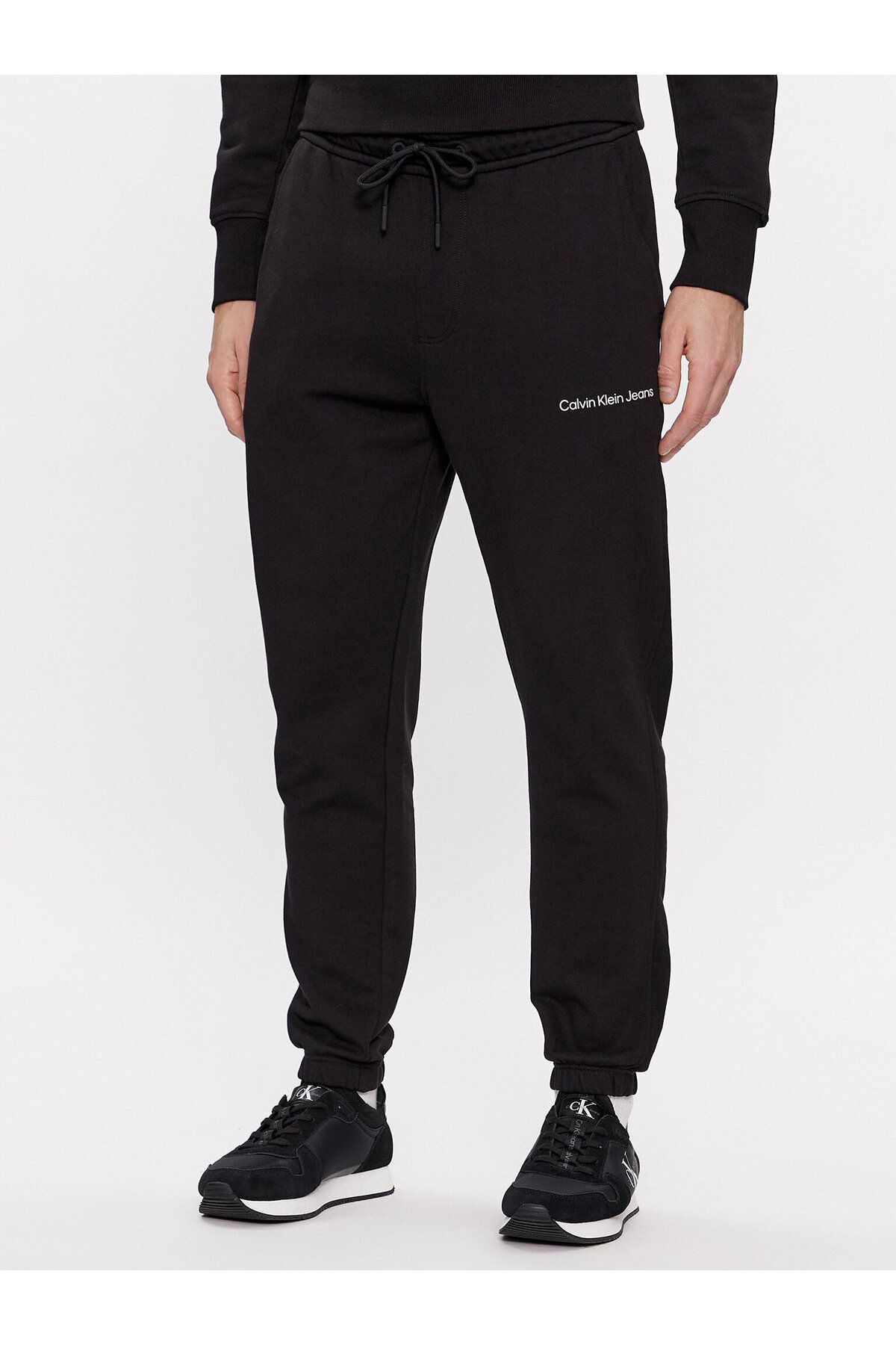 Calvin klein sweatpants black discount