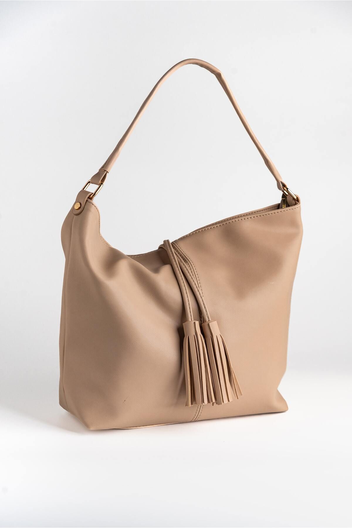 LORENZ BAG Shoulder Bag Brown Plain Trendyol