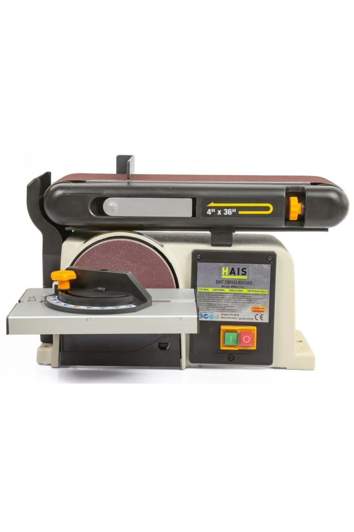 Hais Bant Ve Disk Zımpara Makinası 491gl