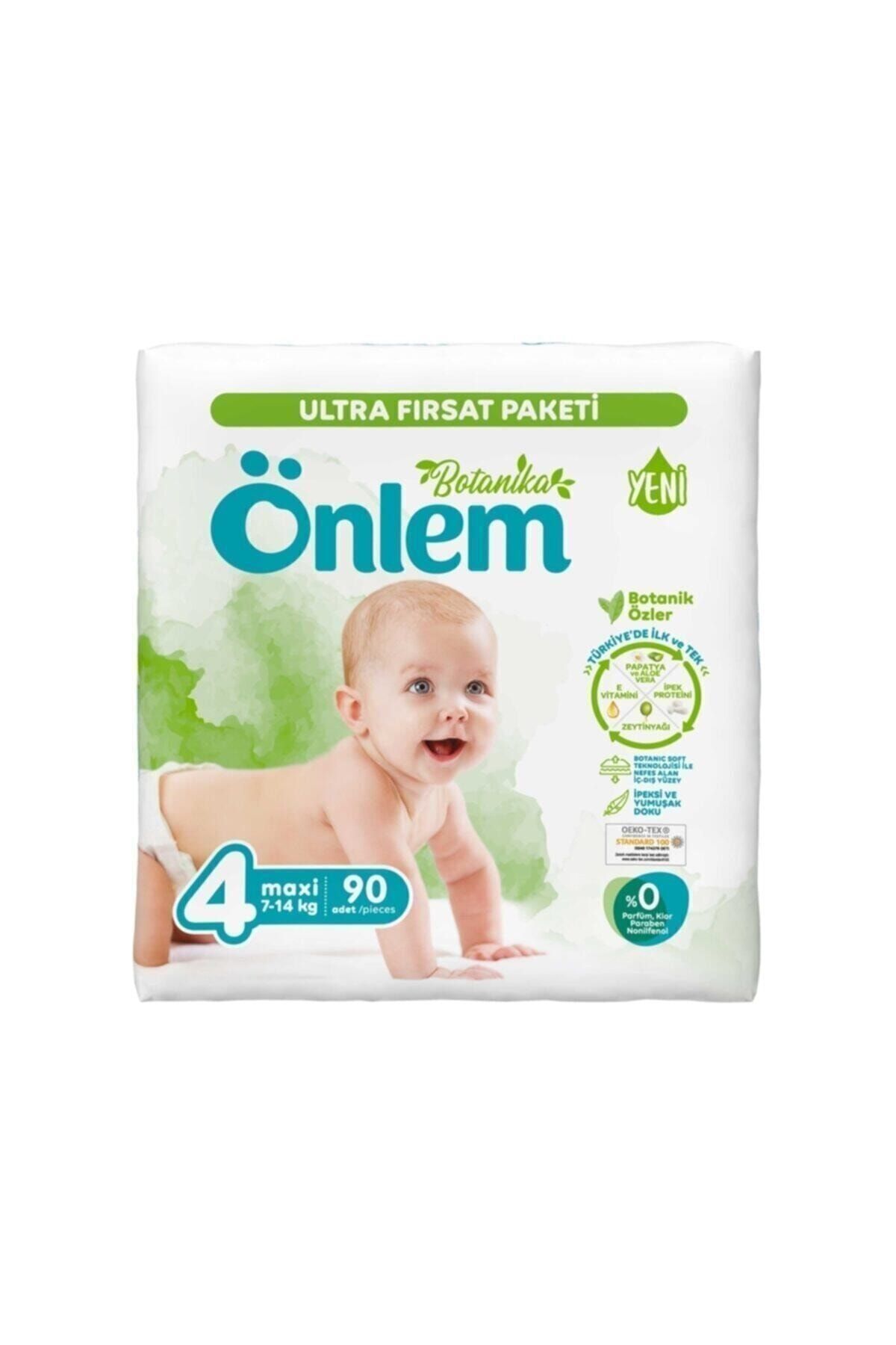 onlem botanika bebek bezi ultra firsat paketi 7 14 kg 4 numara 90 adet fiyati yorumlari trendyol