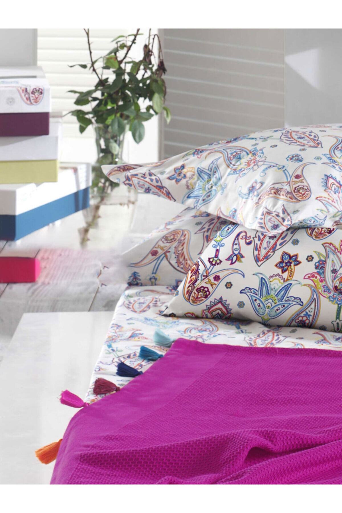 İyi Geceler İstanbul-Up Style Double Duvet Set Fuchsia 2
