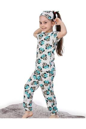 Kız Çocuk Turkuaz Pijama Takımı GK27042115