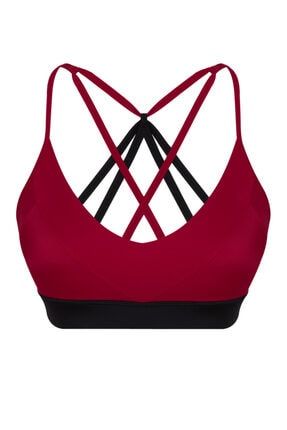 Aria Econly Sports Bra&Bikini Top - Claret Red MA-L02