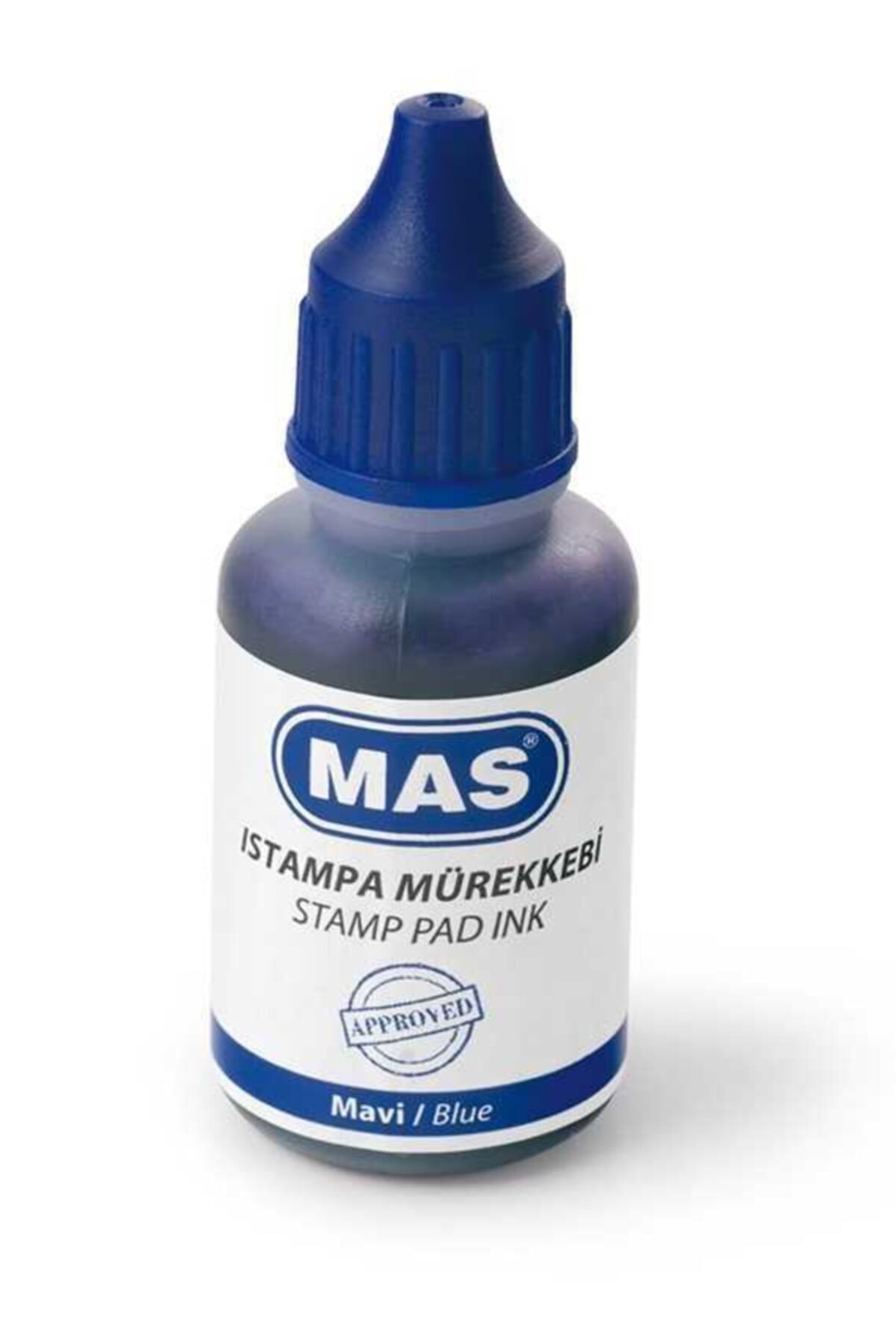Mas Istampa Mürekkebi 20 Ml Mavi 463 (10 Lu Paket)