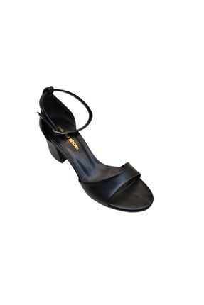 Kadın Siyah Topuklu Sandalet 065-31 TYC00145358480