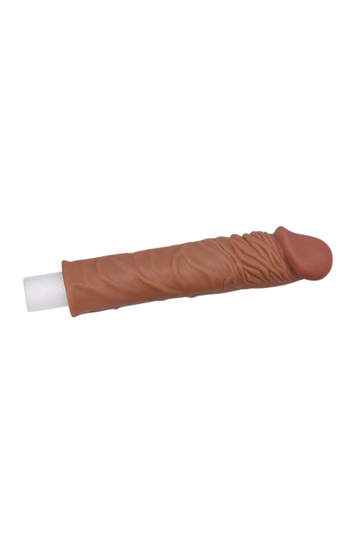 Realistik Dokuda Yumuşak Ve Esnek Uzatmalı Penis Kılıfı 5 cm 3