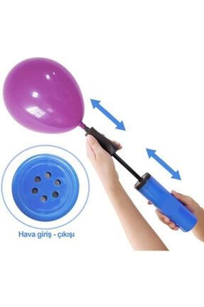 2 Adet Çift Taraflı Hızlı Balon Şişirme Pompası Birtiklagelir254