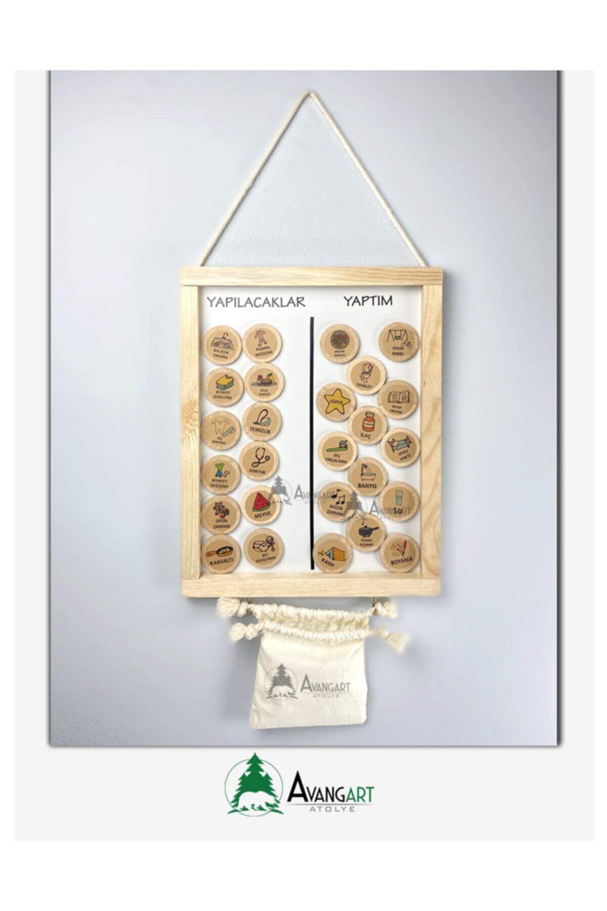 نمودار برنامه روزانه (مغناطیسی کرفت، قابل نصب روی زمین)