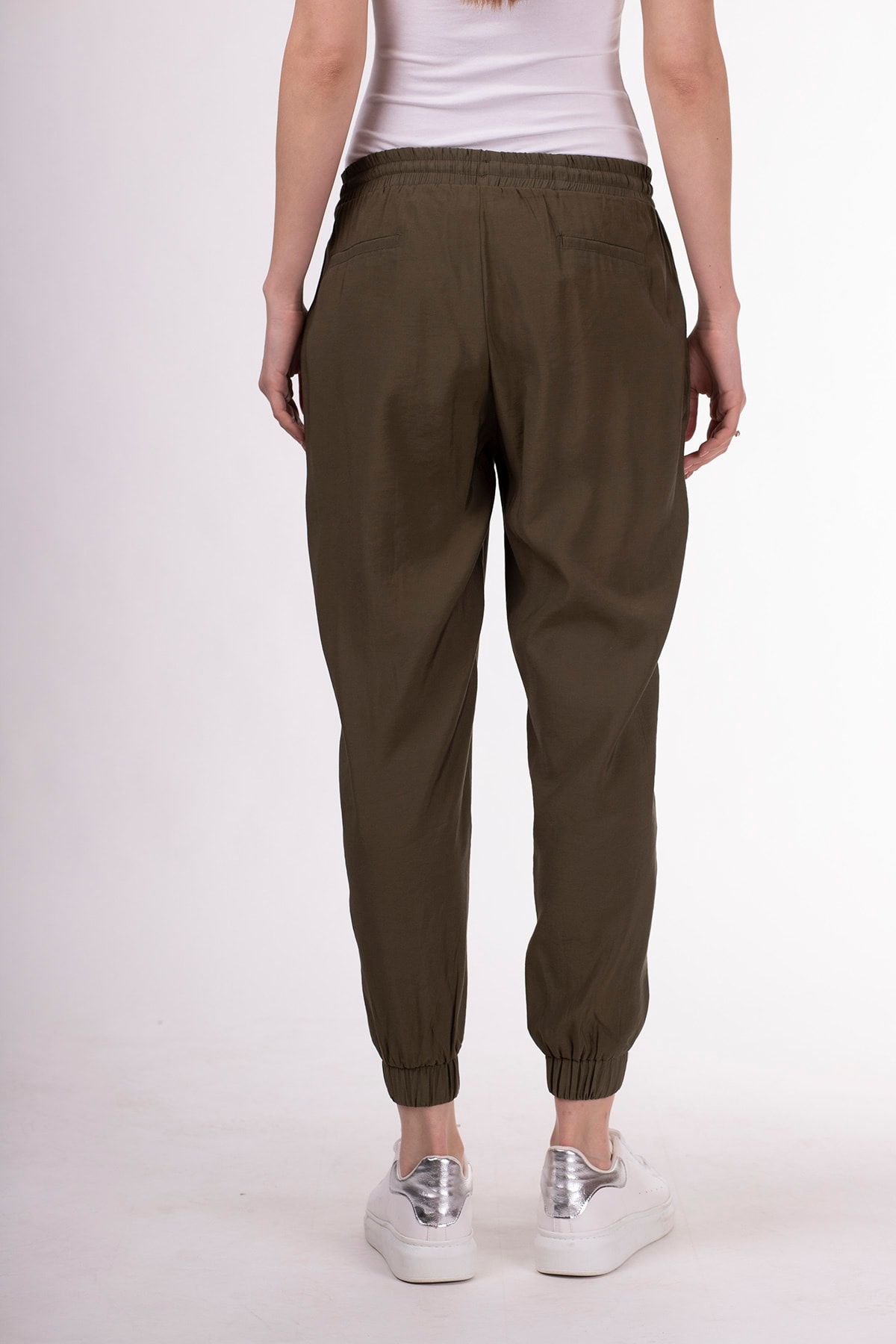 STAMINA-Pantaloni de damă cu talie și picioare elastice 5