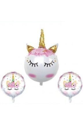 Unicorn Eyelash Folyo Balon Set 3 Adet PS009758