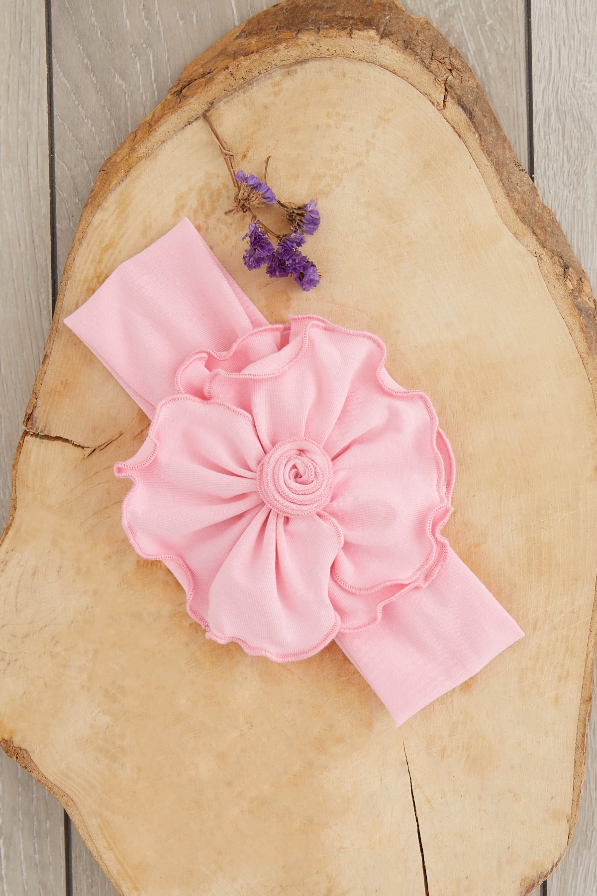 El Yapımı Yumuşak Eşsiz Aksesuarlı Doğal Pamuklu Penye Bebek Çocuk Kız Bandana Bahar Serisi
