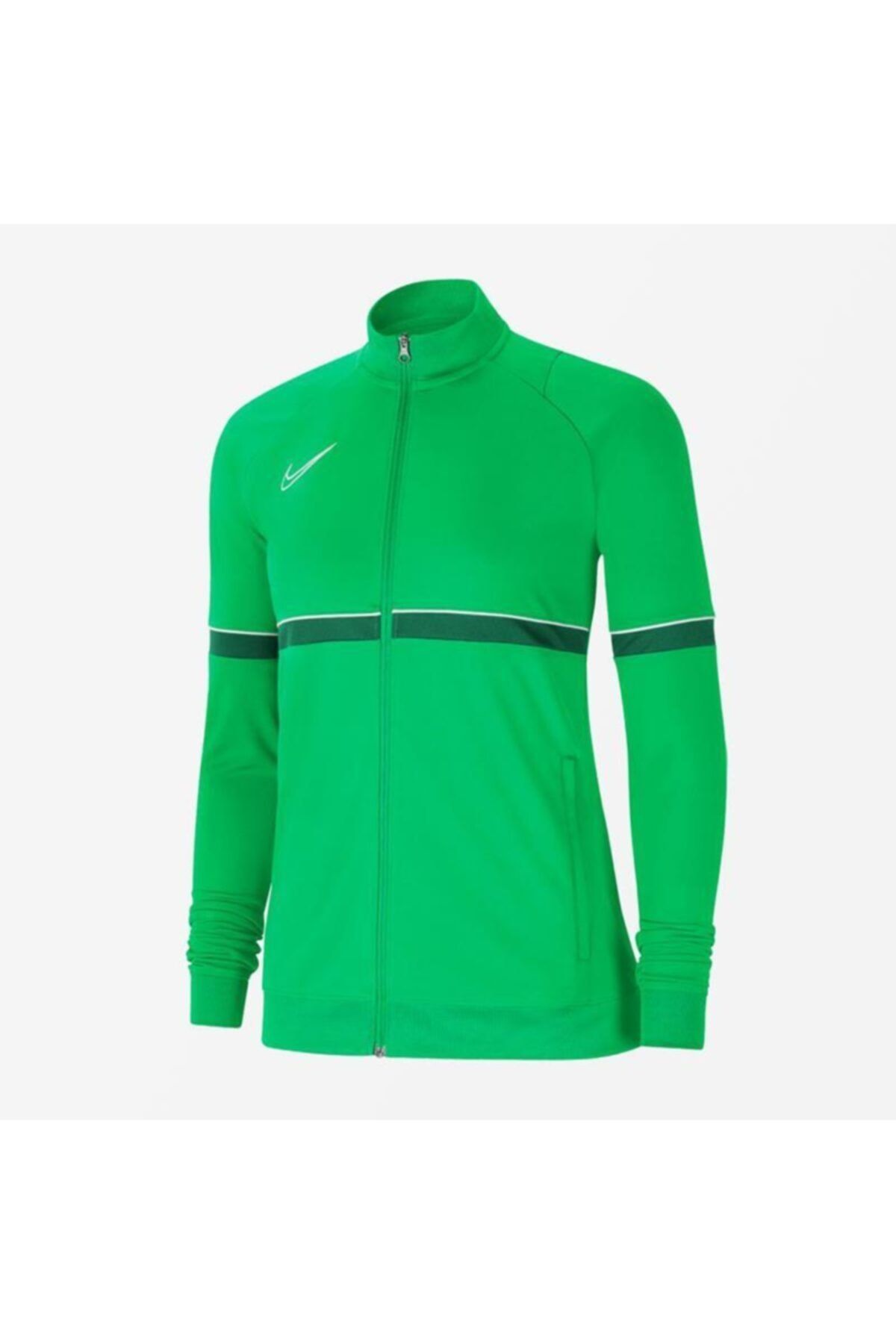 Green nike track jacket sales