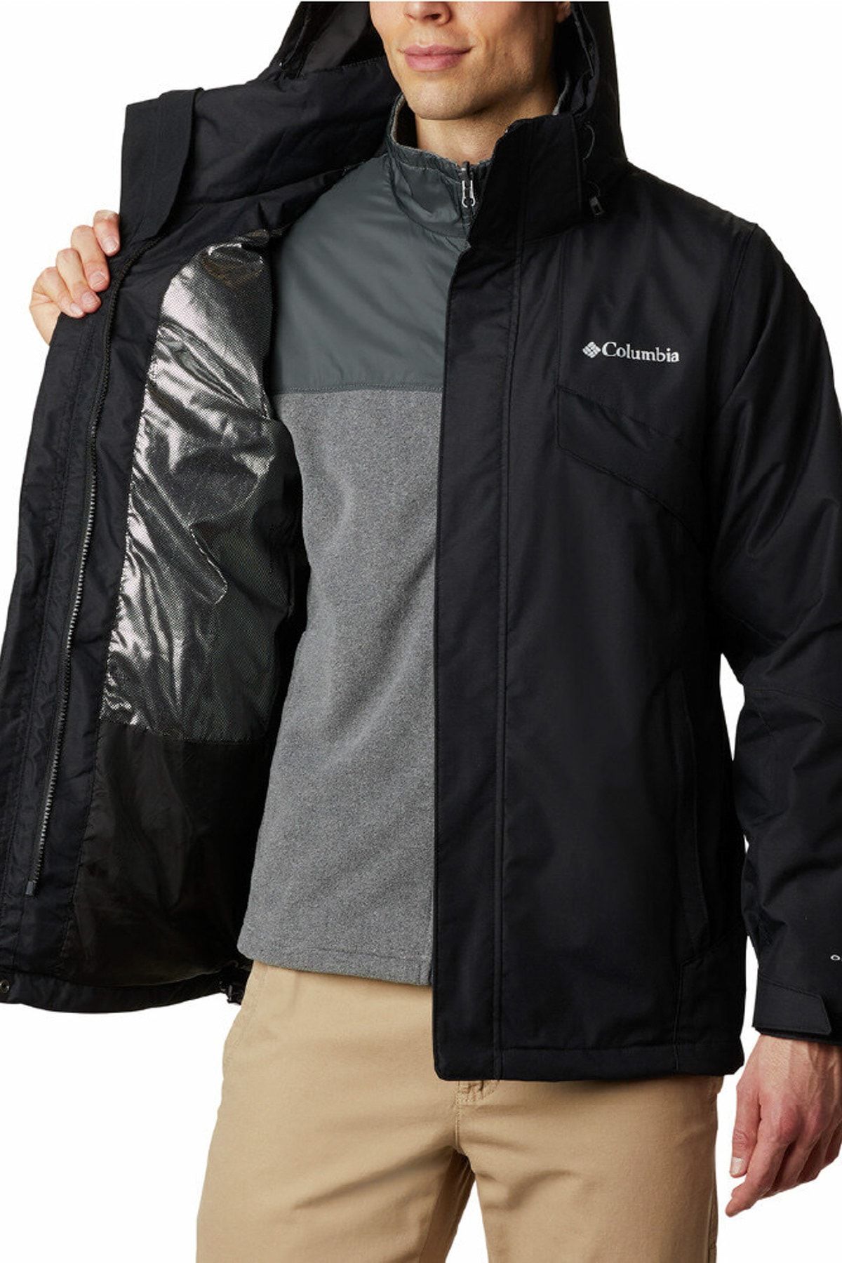 Columbia Wo1273 Bugaboo Iı Fleece Interchange Jacket Erkek Mont IB9706
