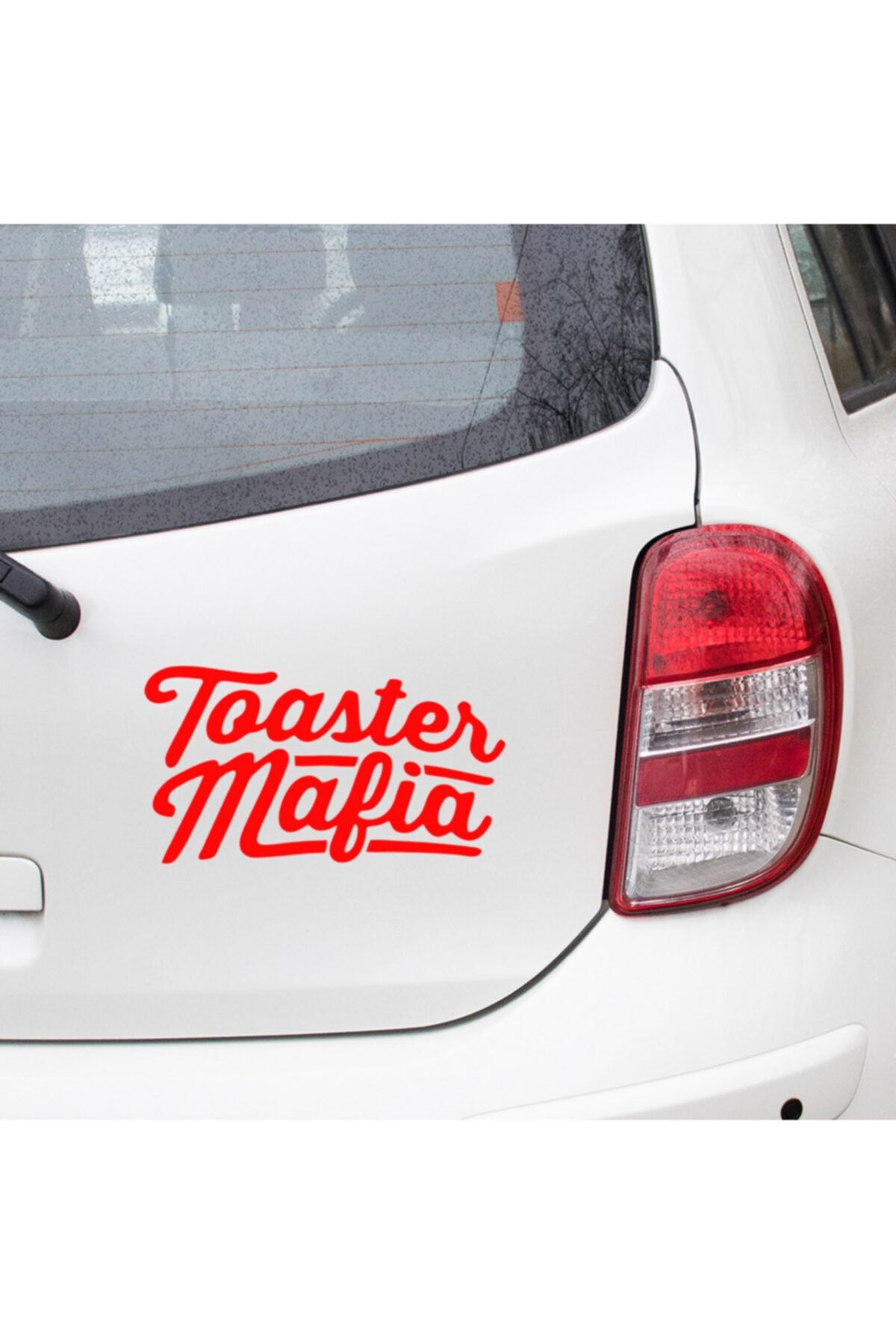New Jargon-Toaster Mafia Text Sticker Paste Paste 45cm - Red 2