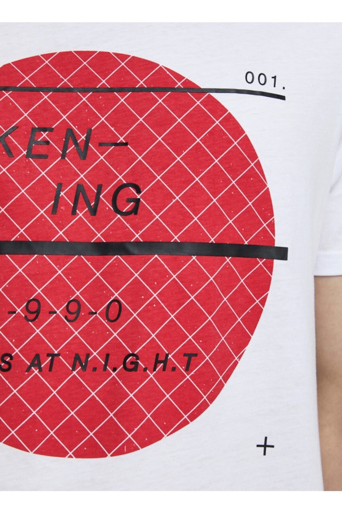 تیشرت مردانه سفید جک اند جونز | 504721871 اورجینال - تصویر 5