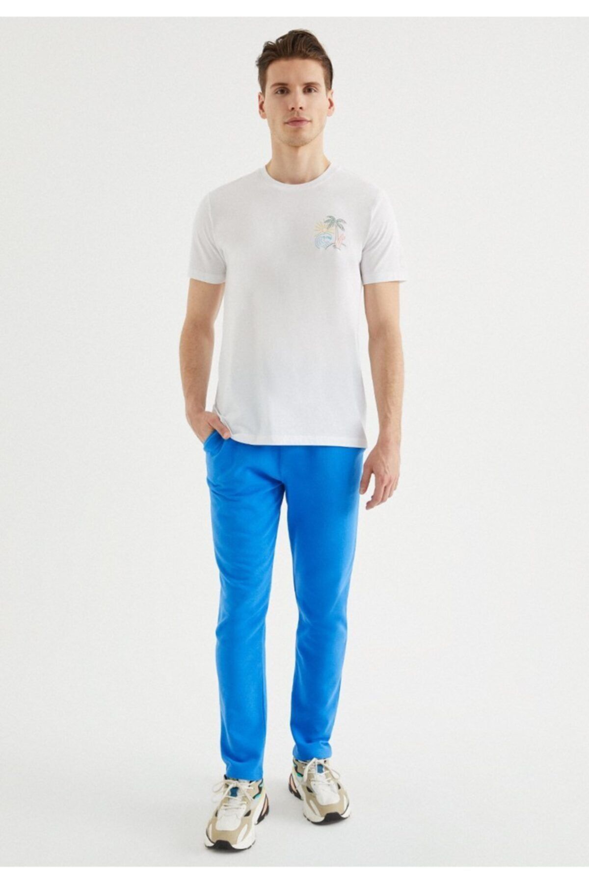 WESTMARK LONDON-Pantaloni de trening pentru bărbați, albaștri, cu ajustare normală 2