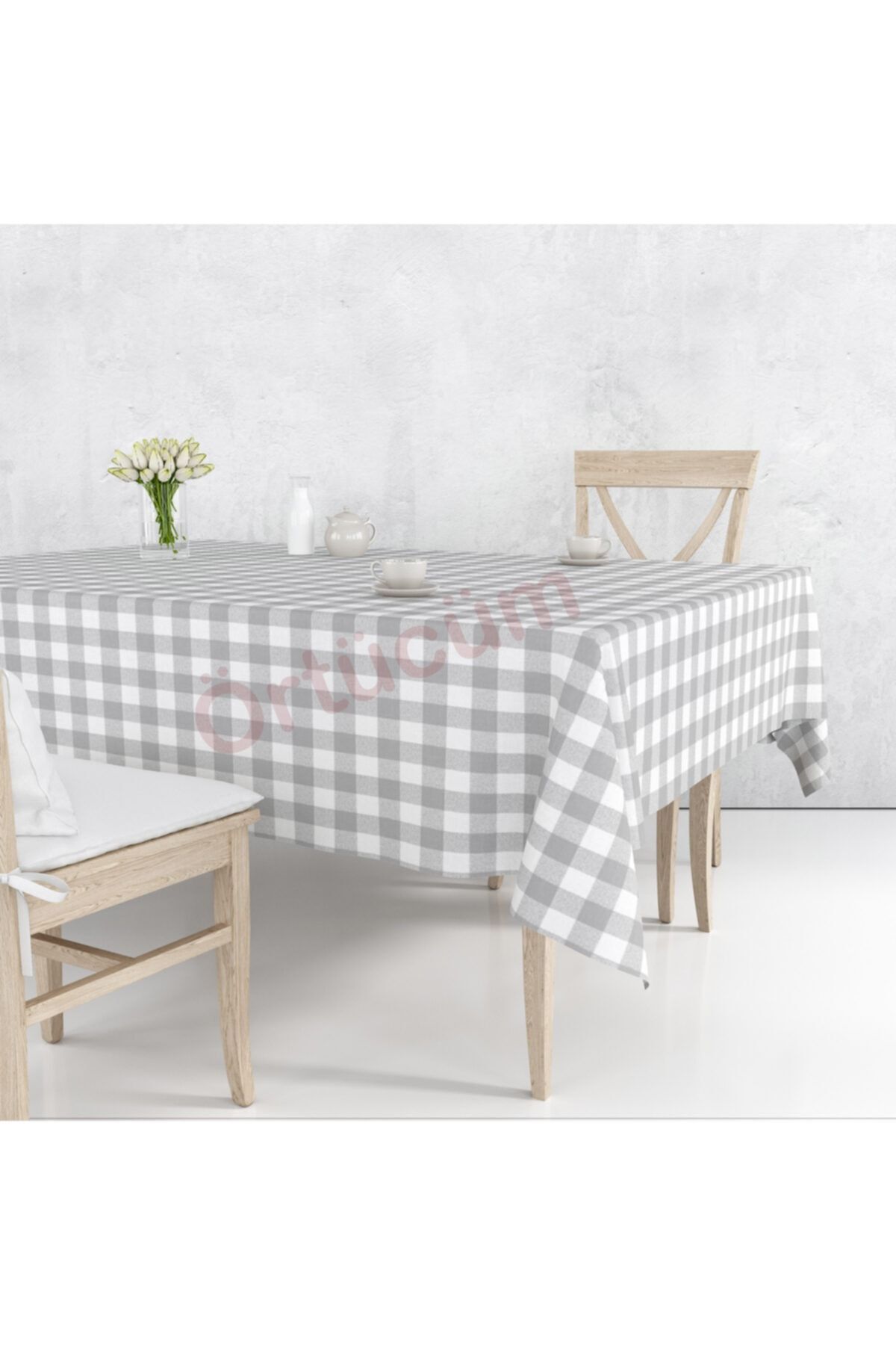 Grey and white tablecloth new arrivals