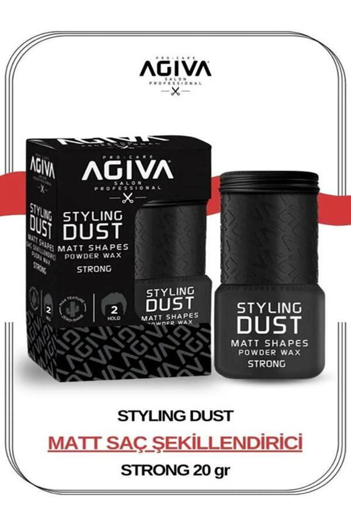 Saç Şekillendirici Pudra Wax 20 GR /02 Sert Tutuş — Agiva — تصویر 1 از 3