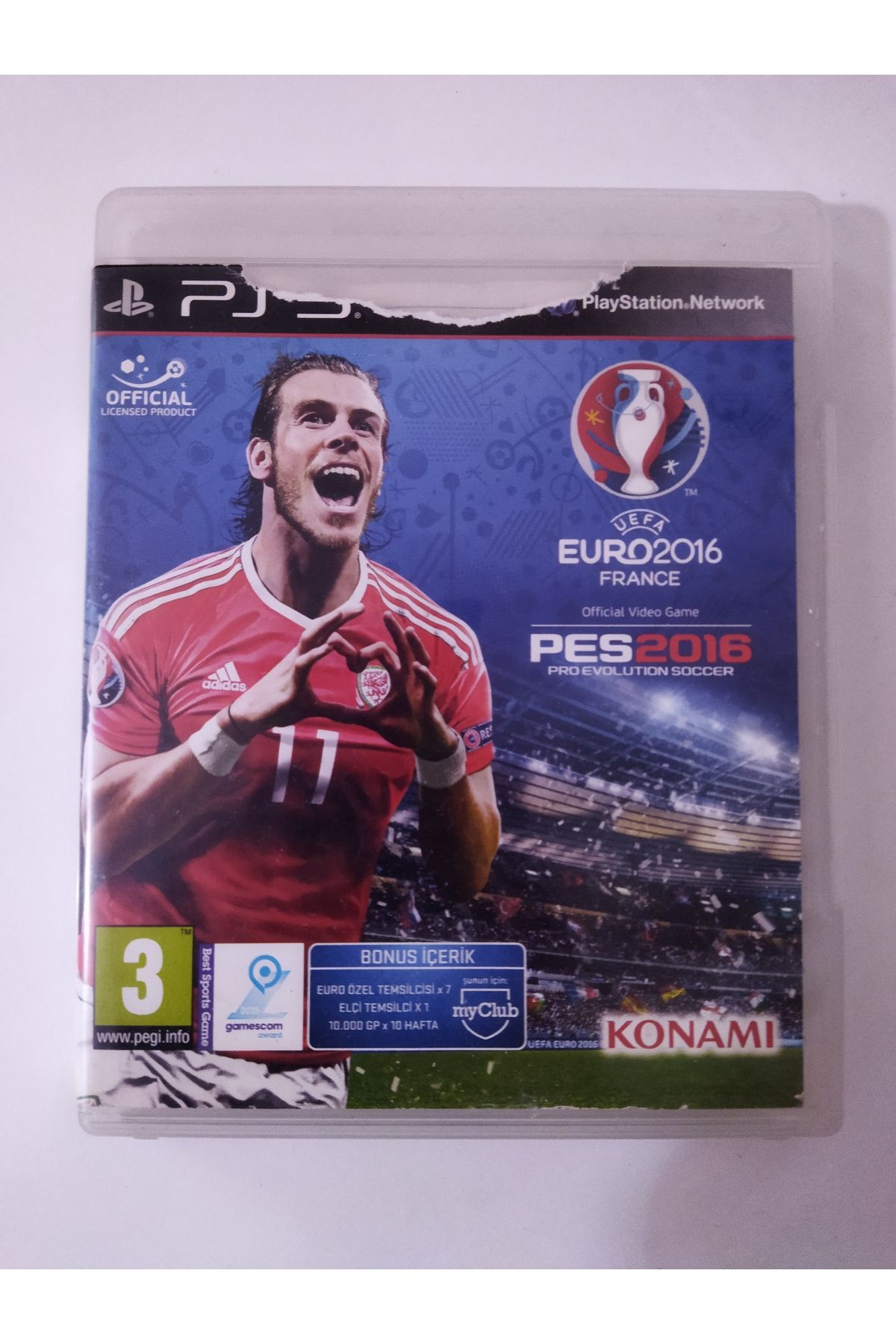 KONAMI PS3 OYUNU - PES 2016 : EURO 2016 FRANCE