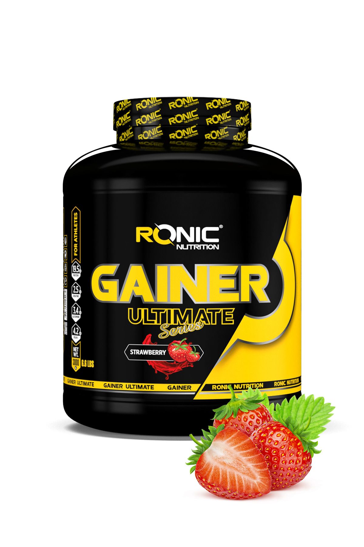 Ronic Nutrition Gainer Mass Ultimate 3000 G Kilo Almaya Yardımcı Karbonhidrat Tozu (ÇİLEK AROMALI) Hd-05