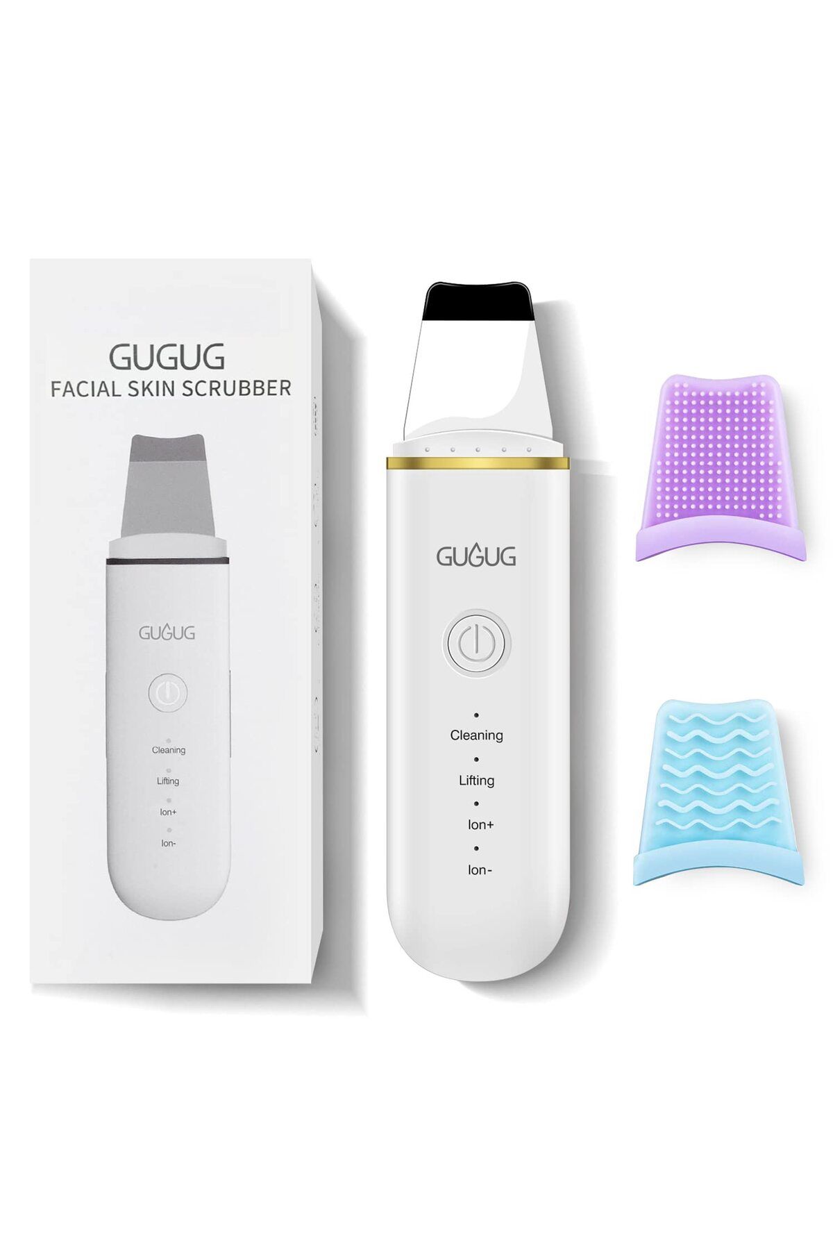 GUGUG-Skin Scrubber Ultrasonic Blackhead Remover for Face, 4 Modes, Pore Cleaner 1