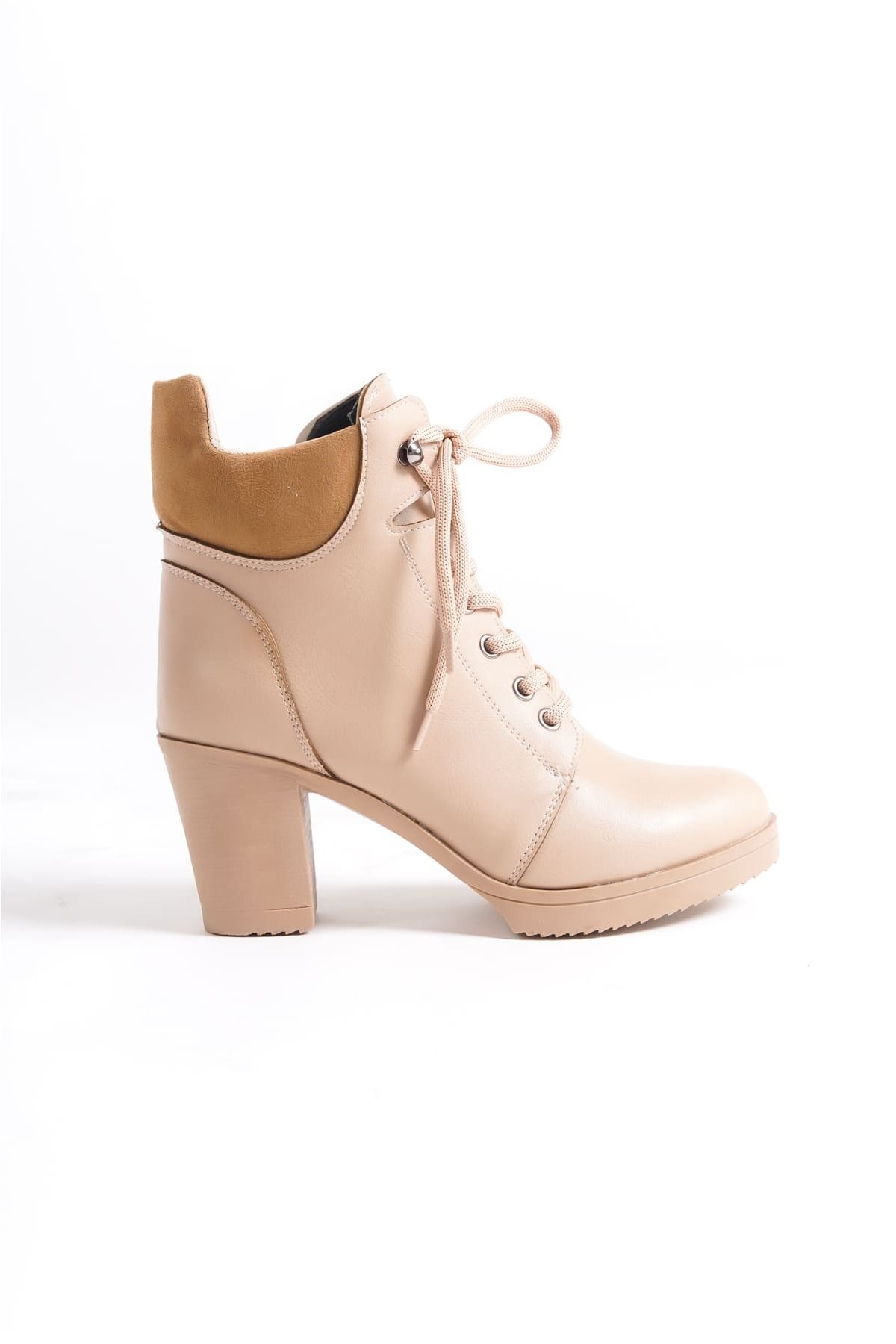Joy Woman-ZOLA Lace Up Zippered Orthopedic Sole Water and Cold Resistant Heeled Skin Women's Boots TT Ten 3
