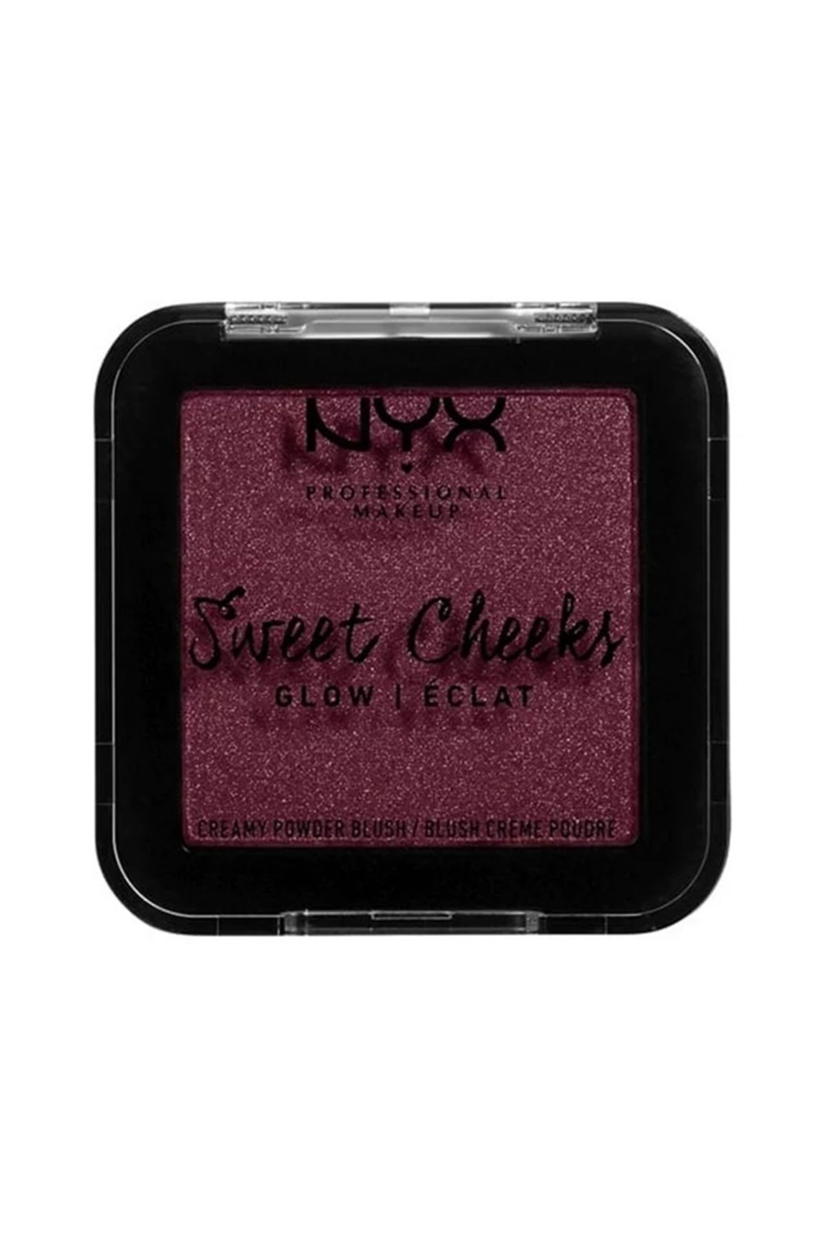 NYX Professional Makeup رژگونه درخشان گلو نیکس Sweet Cheeks Legendary Red Shimmering Blush Red Riot 5 گرم