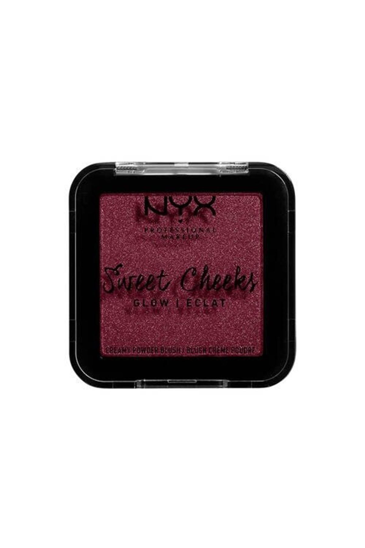 NYX Professional Makeup رژگونه درخشان گلو نیکس Sweet Cheeks Legendary Red Shimmering Blush Red Riot 5 گرم