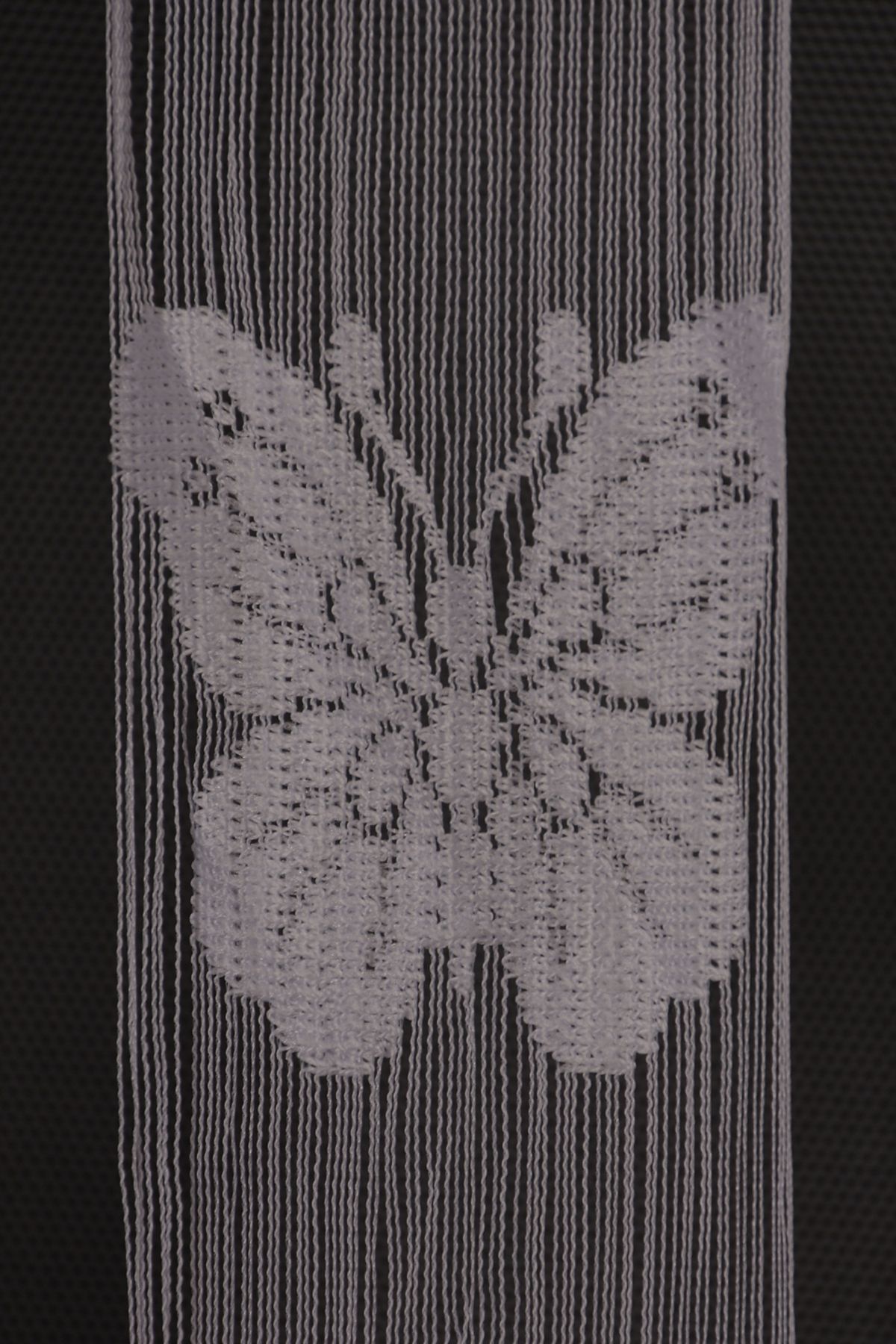AKÇA TEKSTİL-BUTTERFLY MODEL BROKEN WHITE COLOR STRING CURTAIN READY BUTTONS STITCHED STRING CURTAIN 300*270 cm 6