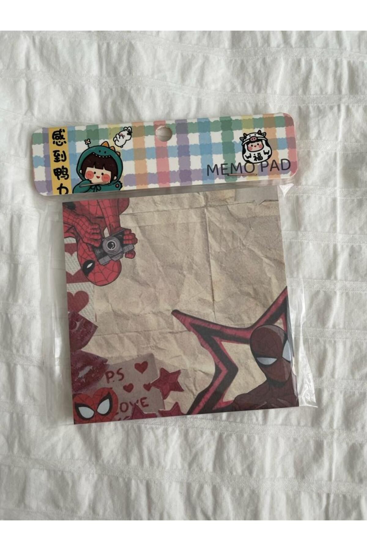 Planet Butik-Aesthetic Spider Memo Pad Square Notepad 4