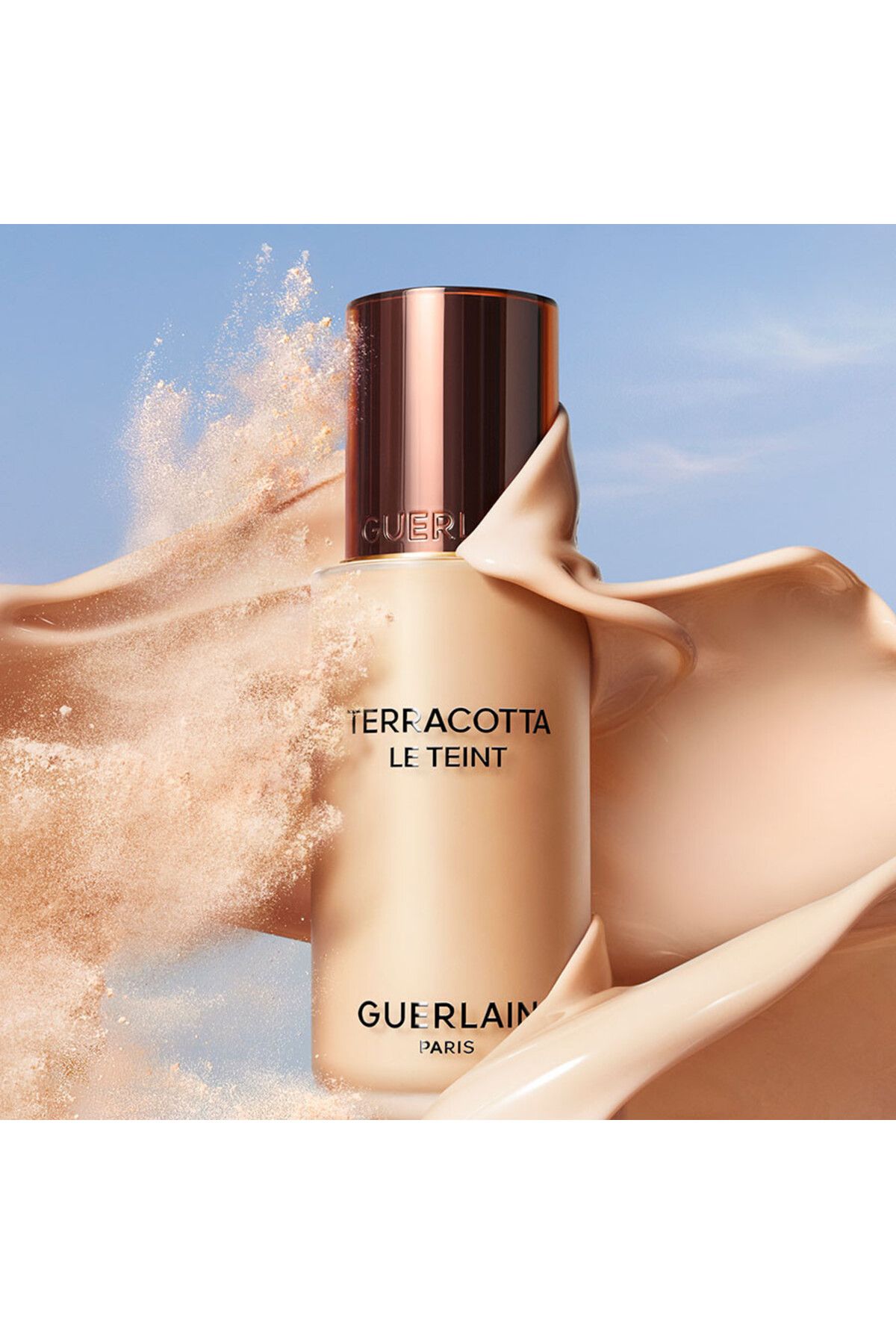 Terracotta Le Teint - 95٪ محتوای طبیعی، 24 ساعت ماندگاری روغن آرگان Guerlain