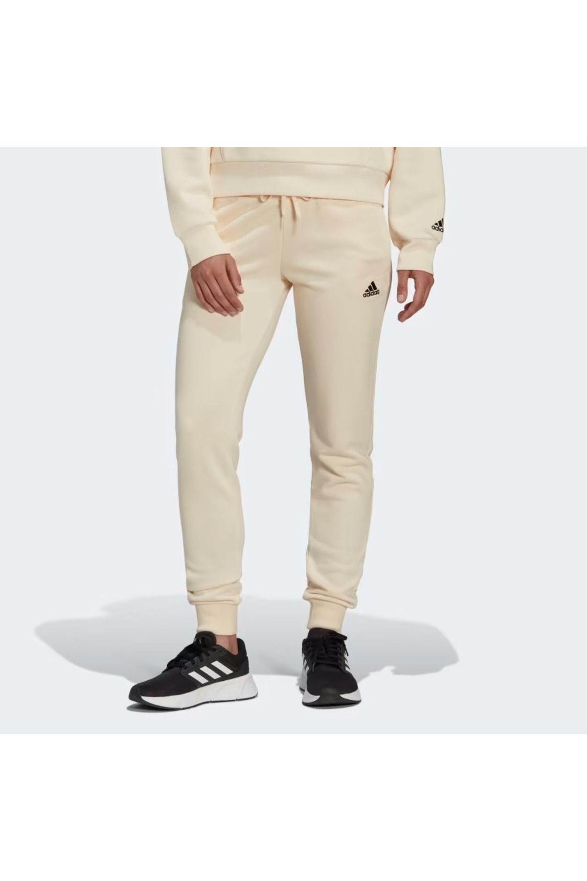 adidas Sports Sweatpants Ecru Normal Waist
