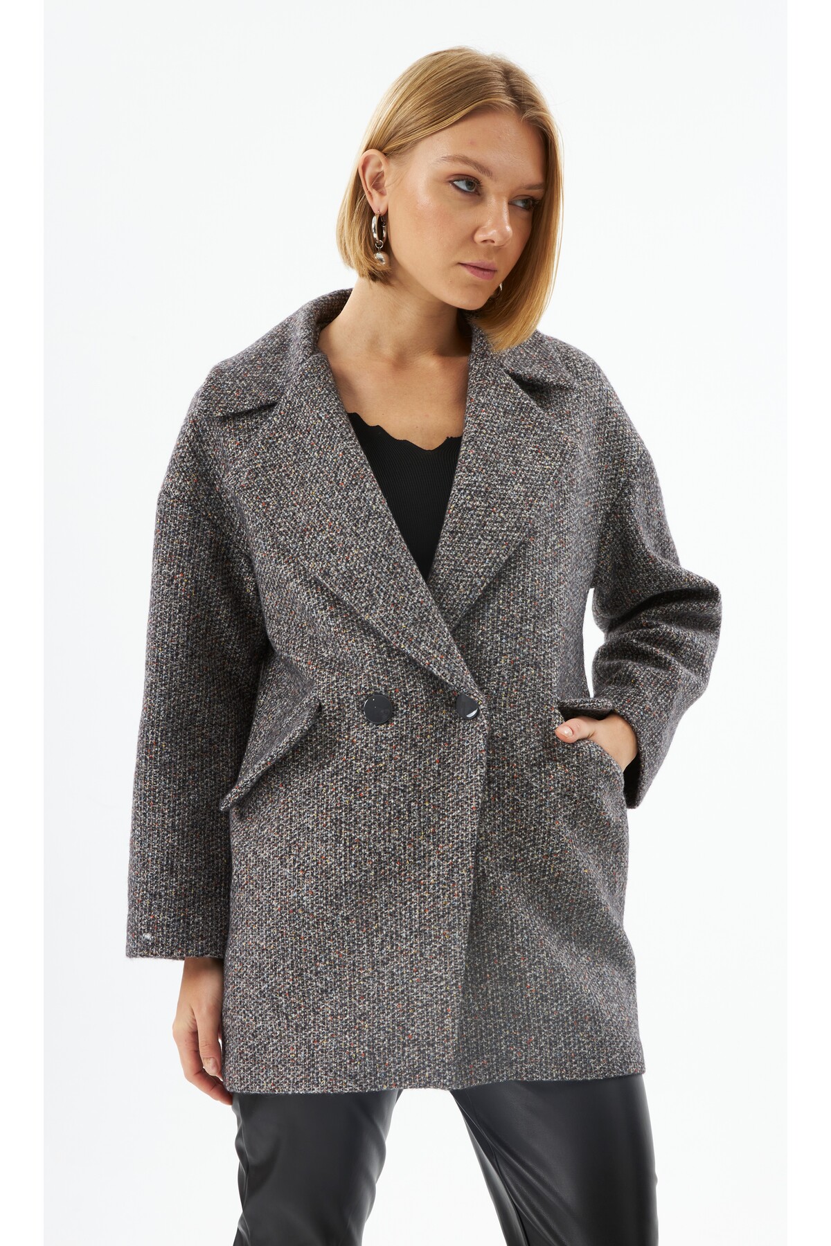 Cream Stamp Coat
