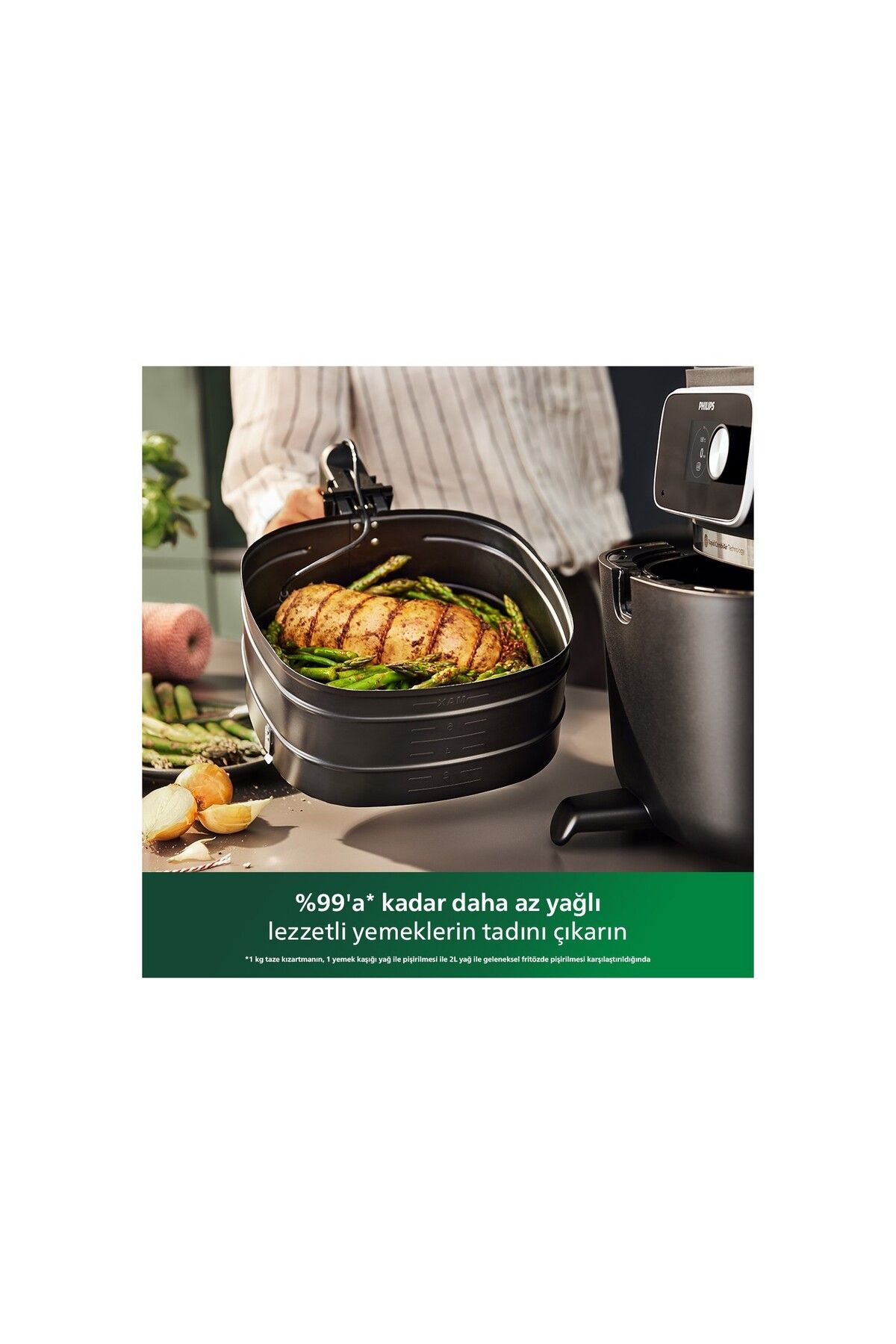 Philips SERİES Airfryer 7000 Serisi XXL Connected, Gıda termometreli, 2 kg, 8.3  L Kapasite, Connected Fiyatı, Yorumları - Trendyol