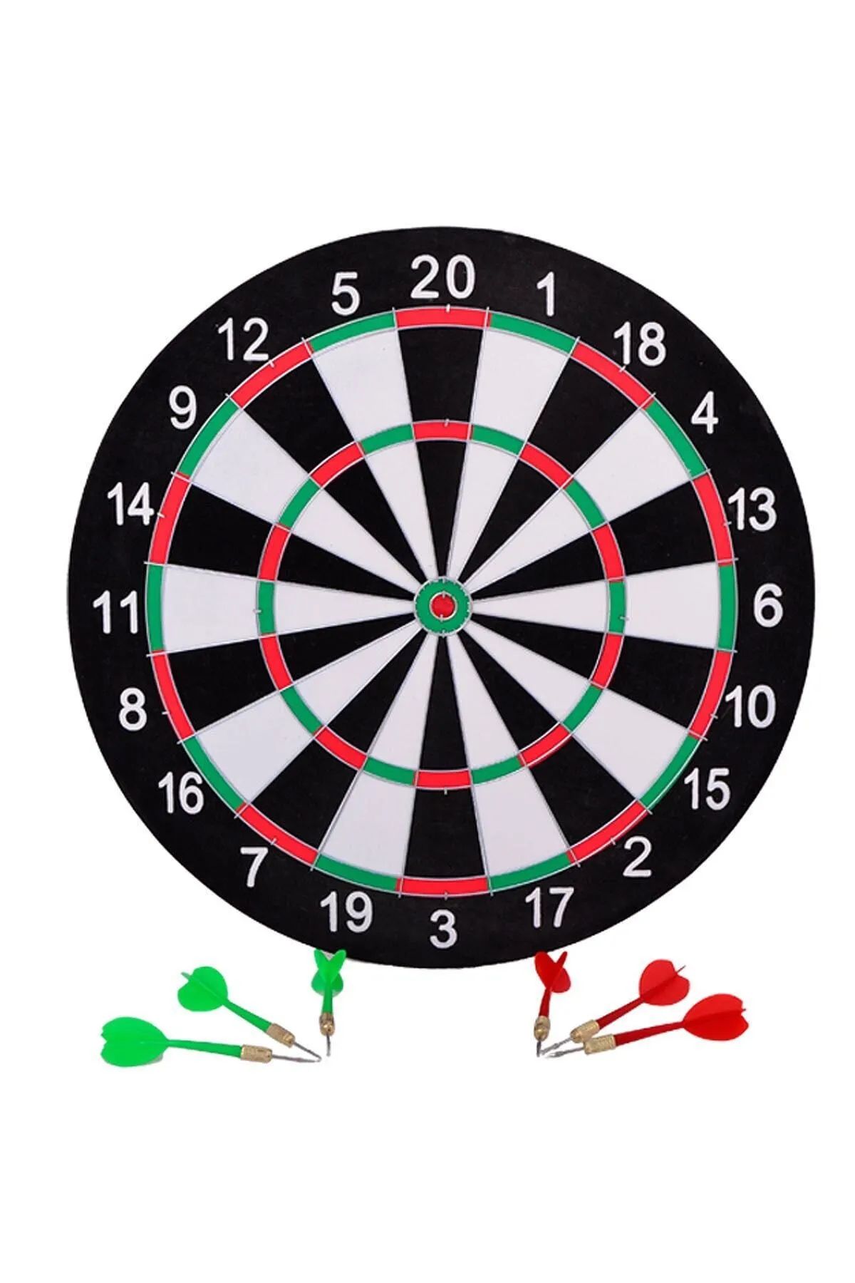 Numaca Büyük Boy Dart Seti 15'' Dart Hedef Tahtası ve 6 Oklu Hedef Vurmayı Öğren Rakiplerinle Mücadele Et