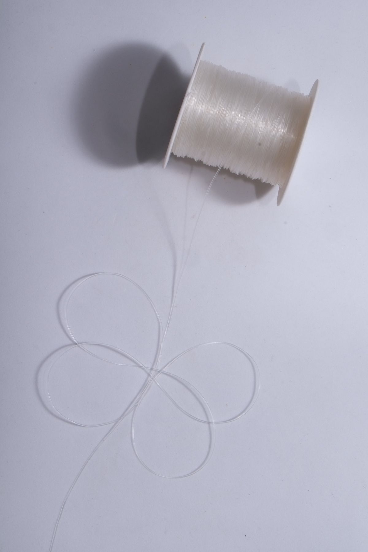 0.8 Mm Şeffaf Lastik Misina 100 Metre Esnek Lastikli Bileklik Tesbih Ipi Misinası