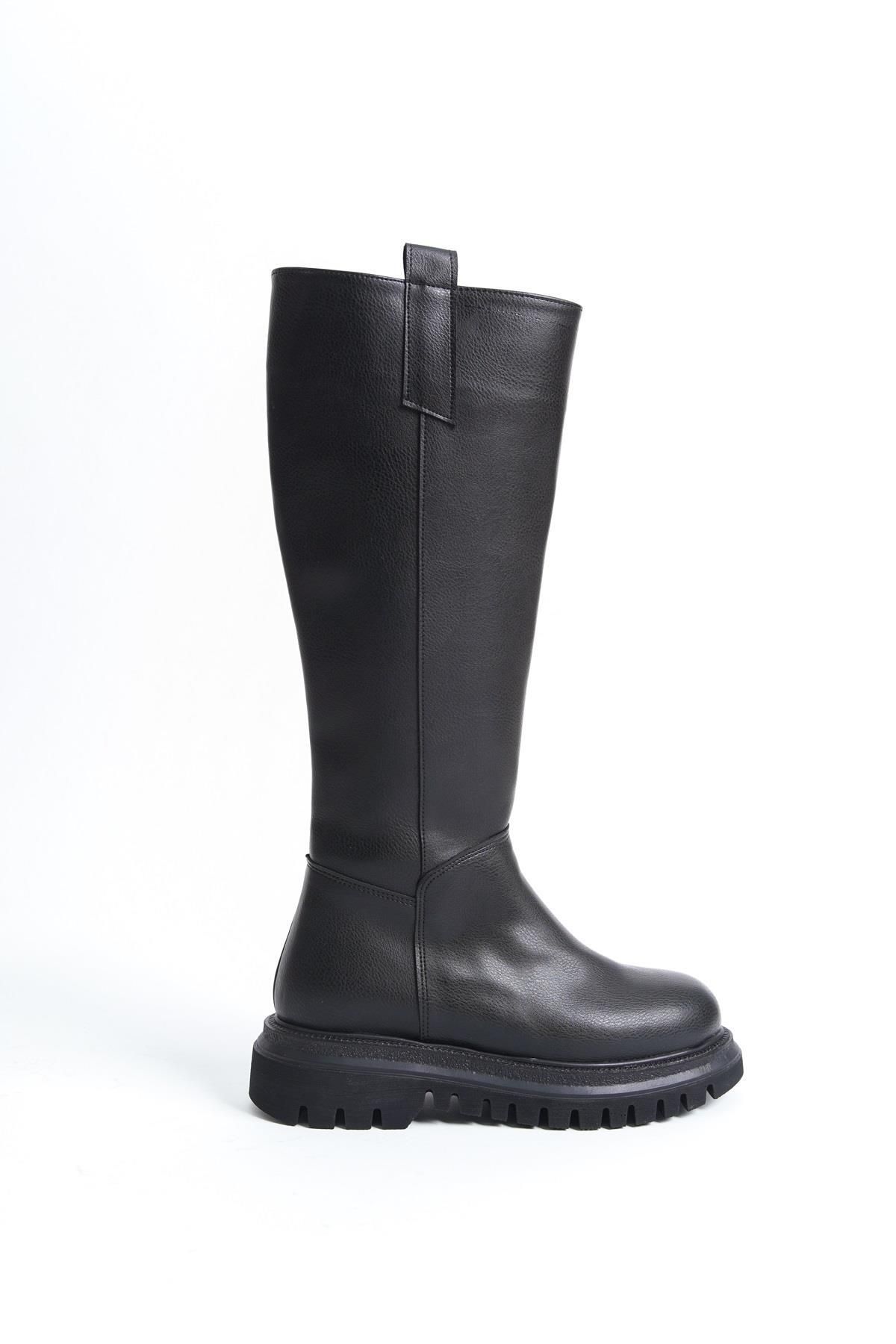 Modabuymus-Ghete de zi cu fermoar Tiamo Black Matte 4