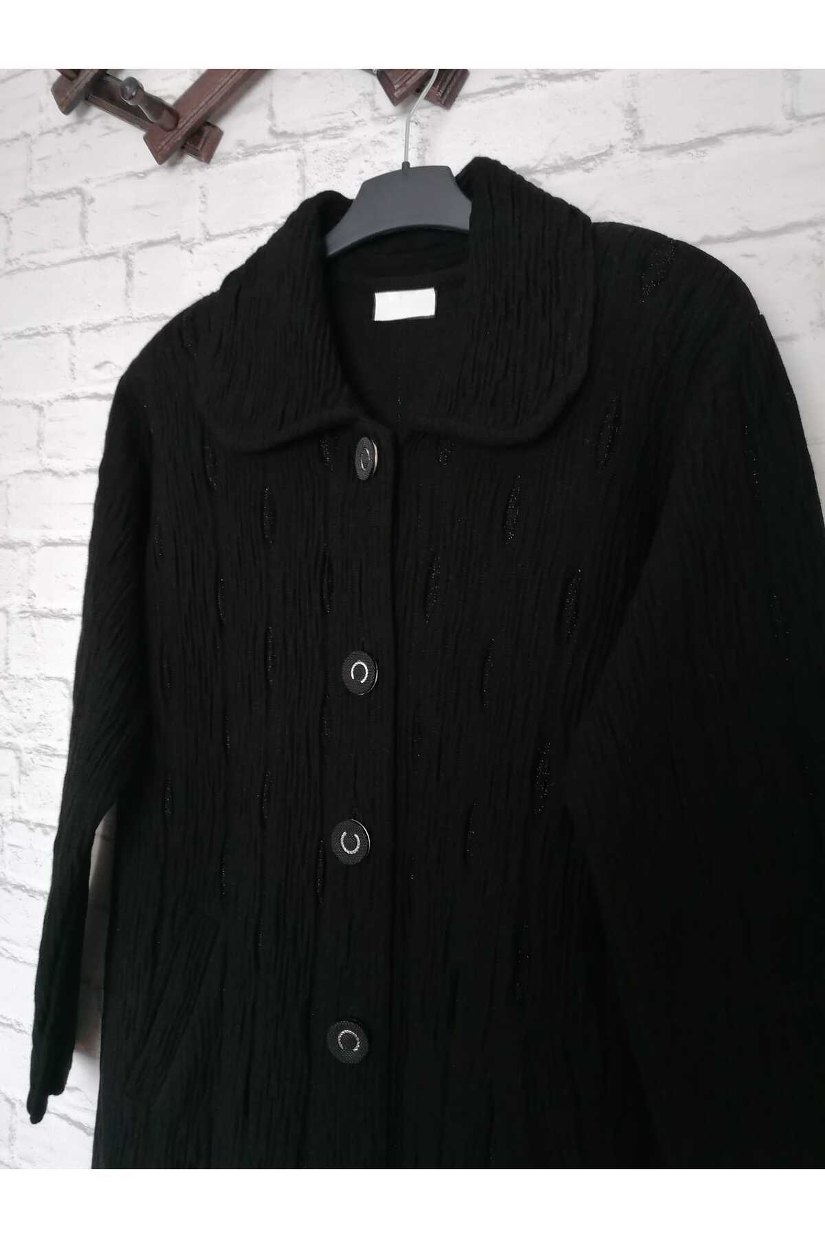 anne moda ankara  Hafif ışıltılı, 1.kalite, orta kalınlıkta, triko, şık , hırka/kap - Görsel 2