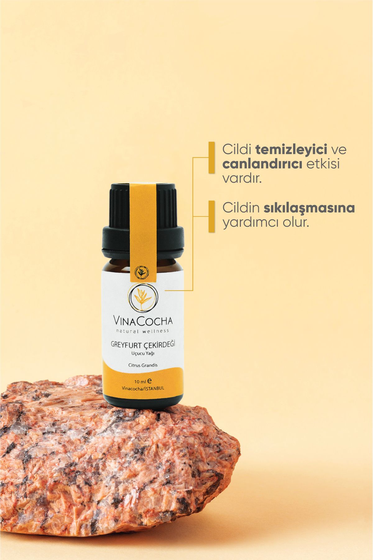 اسانس دانه گریپ فروت 10 میلی لیتر Vinacocha
