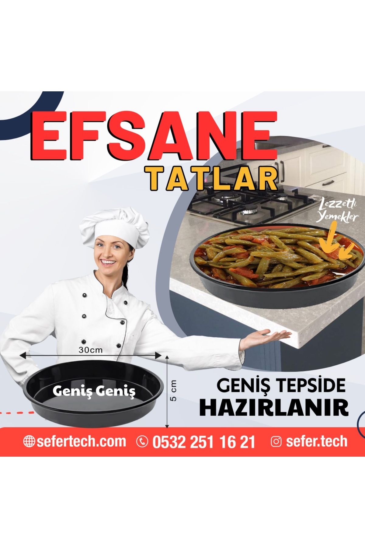 Eratec Pizza Taş FIRINI / Tepsili