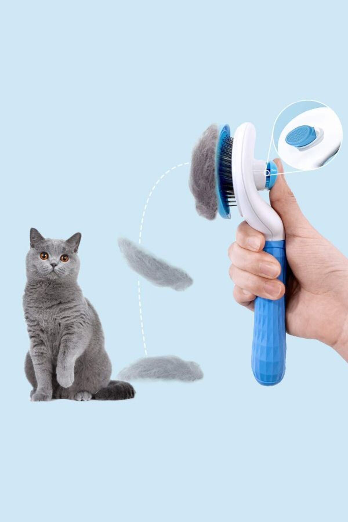 Automatic pet deals brush