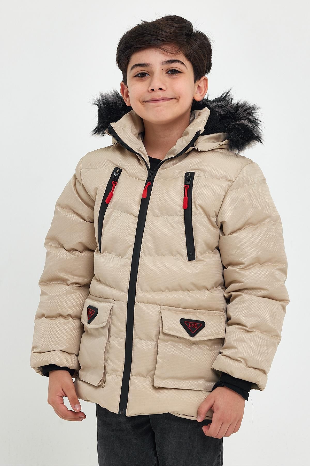 Boys cream coat hotsell